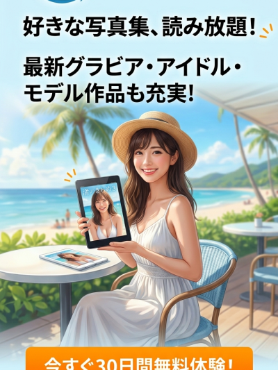 Kindle Unlimitedでグラビア写真集を読み放題｜月額980円・30日無料体験の始め方